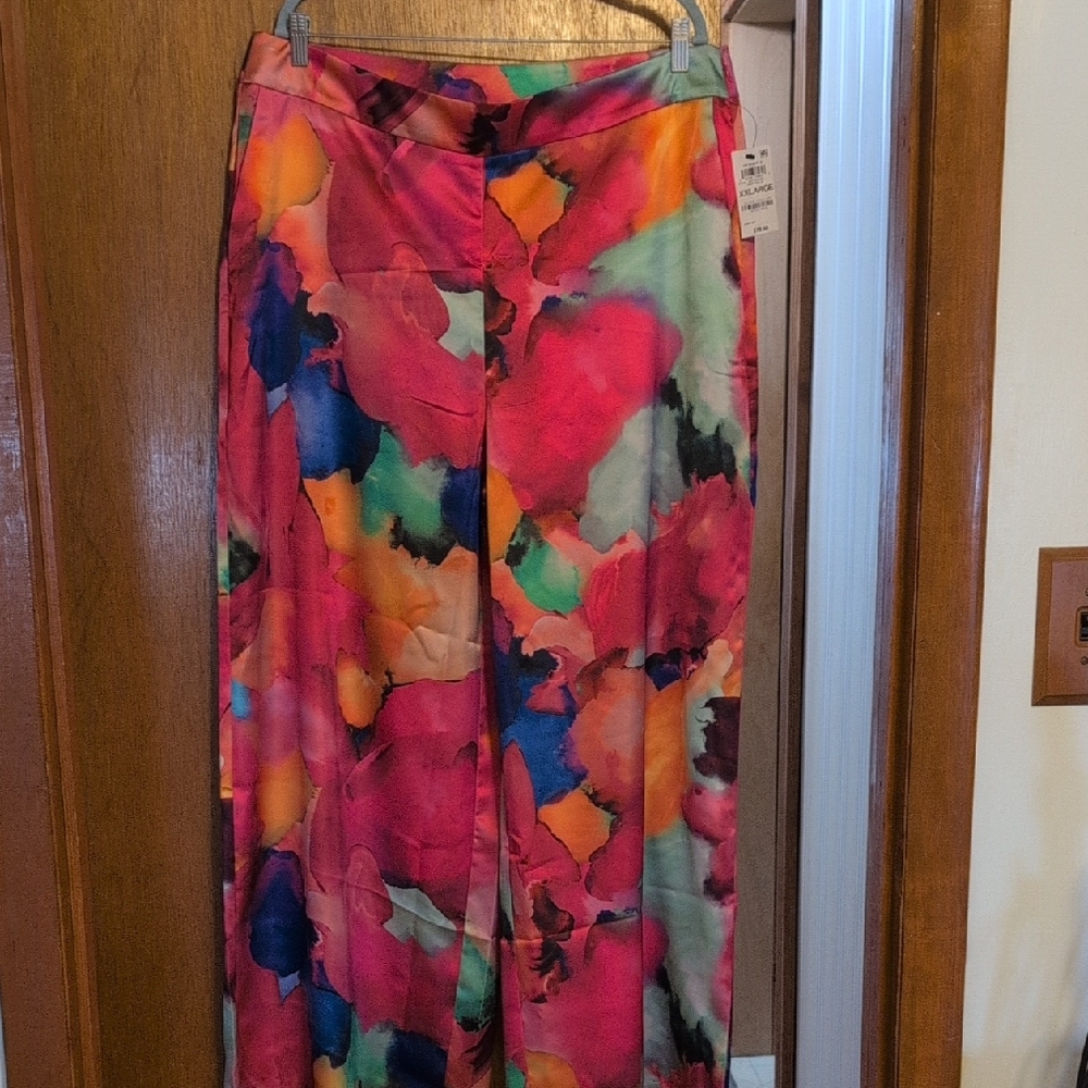 INC International Concepts Multicolor Wide Leg Pants